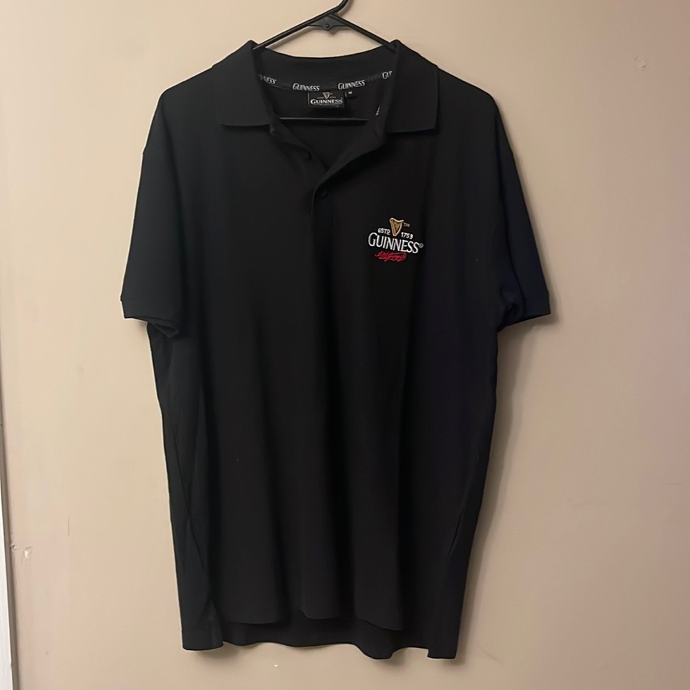 Guinness Polo Shirt Mens M